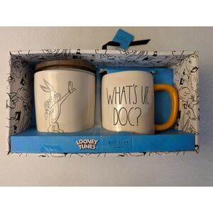 Rae Dunn Looney Tunes Bugs Bunny Mug Set Whats Up Doc? New